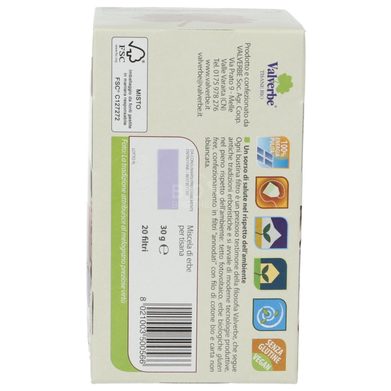 TISANA MELOGRANO 30G VALVERBE