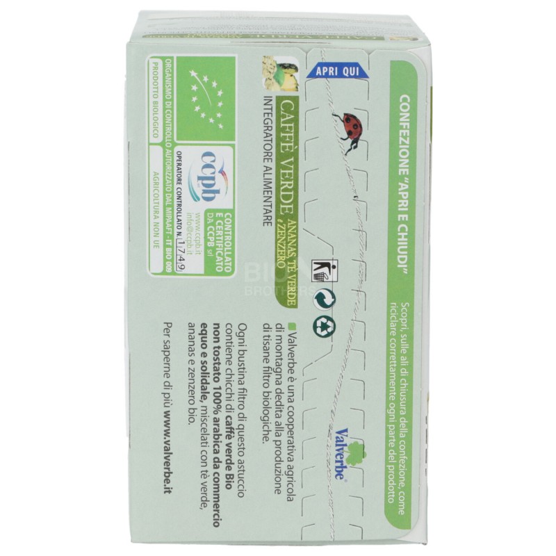 TIS.CAFFE VERDE ANANAS ZENZ 30G V