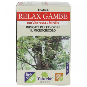 TISANA RELAX GAMBE 20GR VALVERBE TISANA RELAX GAMBE 20GR VALVERBE