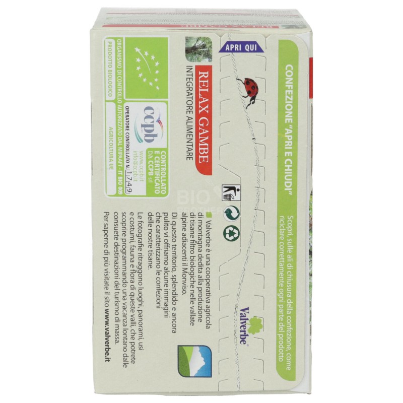 TISANA RELAX GAMBE 20GR VALVERBE