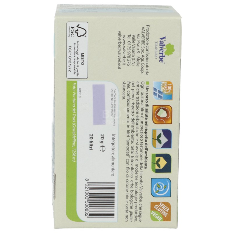 TISANA DRENANTE 20GR VALVERBE