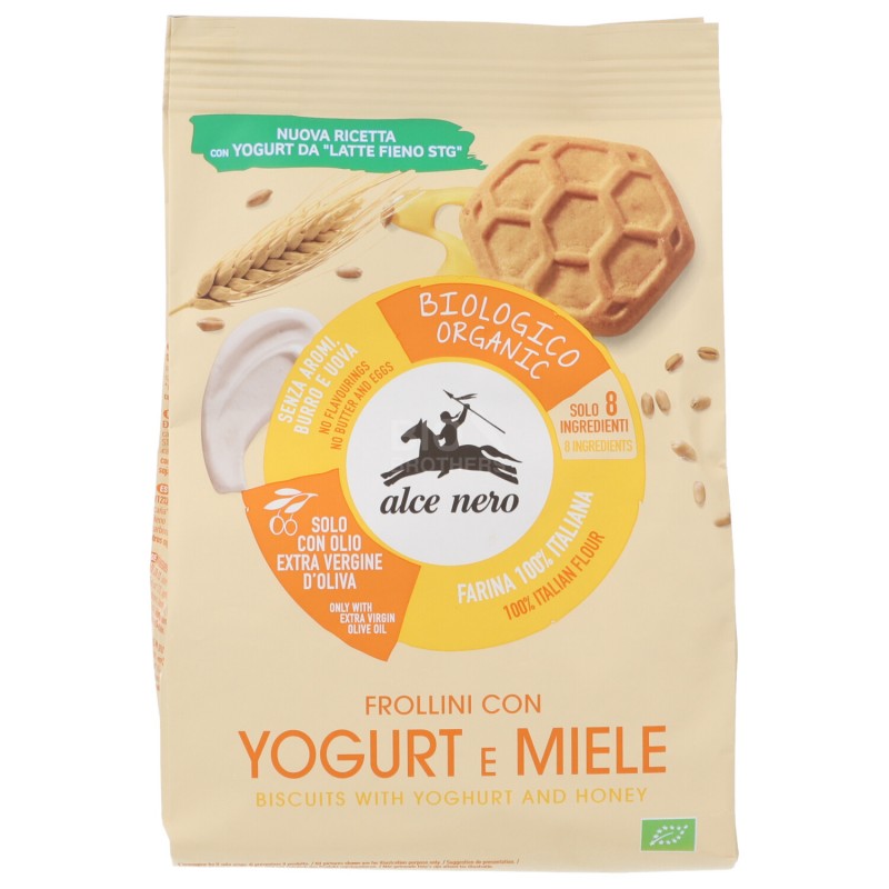 Frollini bio con yogurt e miele