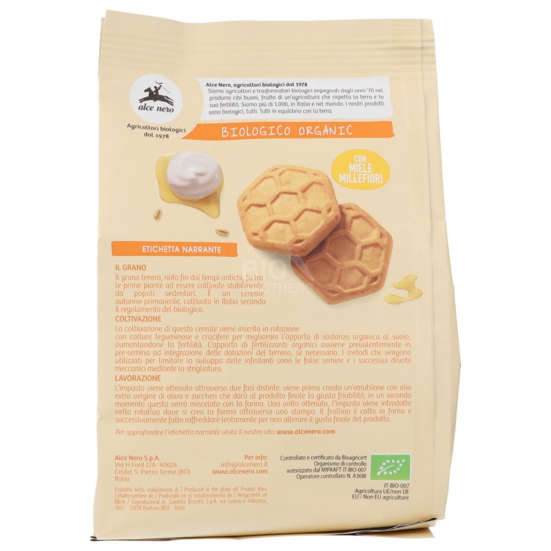 Frollini bio con yogurt e miele