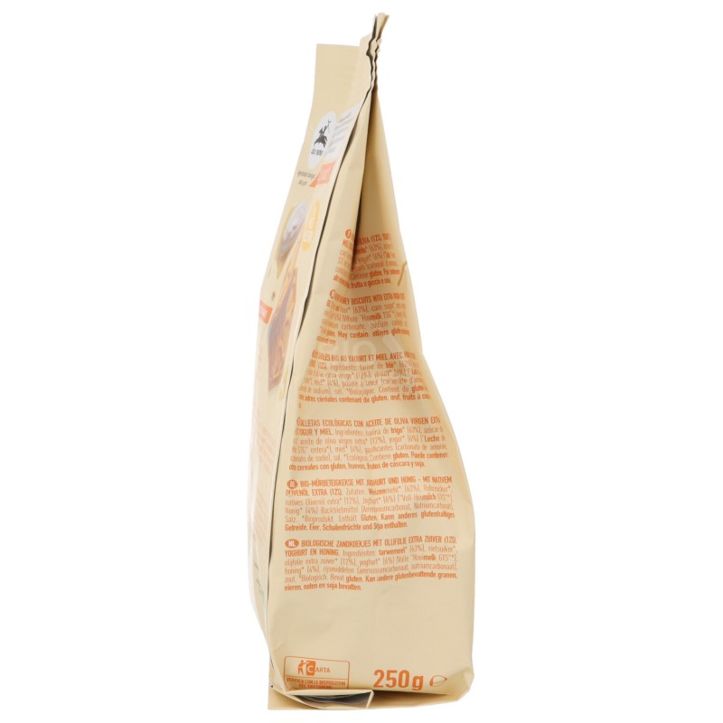 Frollini bio con yogurt e miele