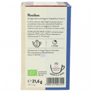 ROOIBOS FILTRO 21,6GR SONNENTOR ROOIBOS FILTRO 21,6GR SONNENTOR