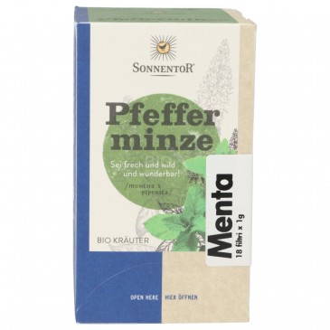 Infuso menta piperita in filtri Infuso menta piperita in filtri