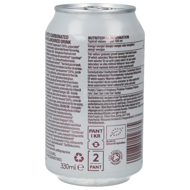 SAMBUCO DRINK 330ML WHOLE