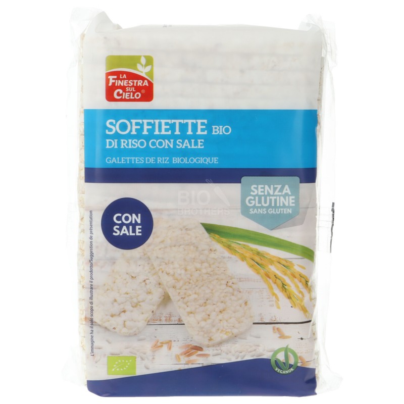 Soffiette di riso con sale