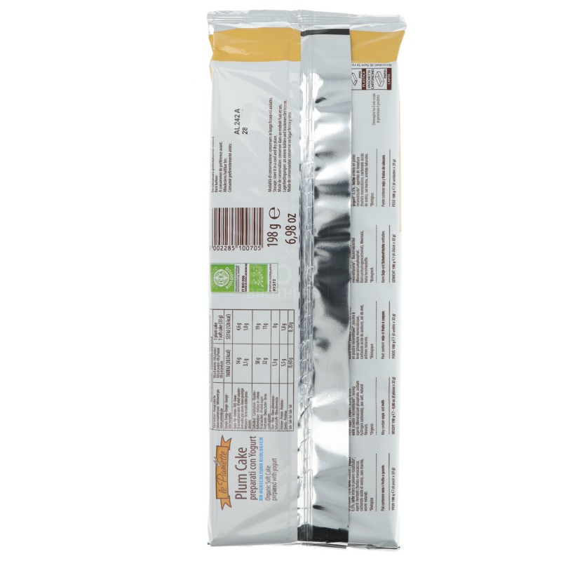 Plumcake bio preparati con yogurt