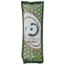 Noodles riso integrale e wakame