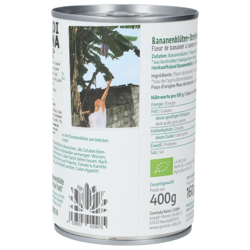 FIORI DI BANANO IN SALAMOIA 400G GOVINDA