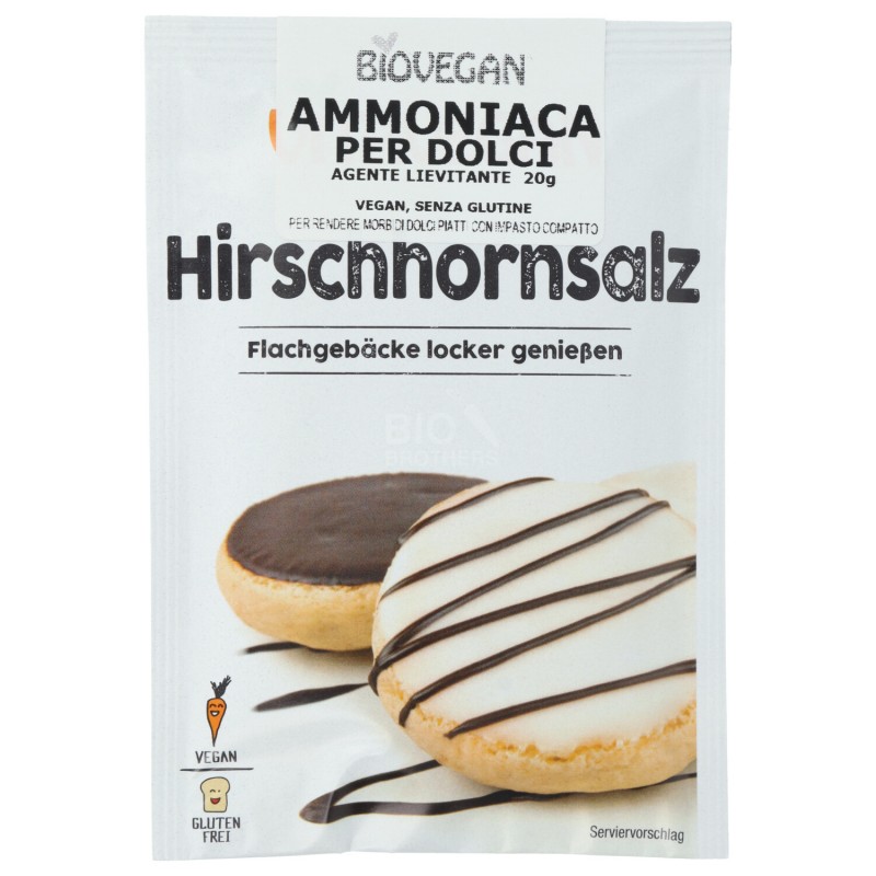AMMONIACA PER DOLCI S/GLUT 20G BIOV