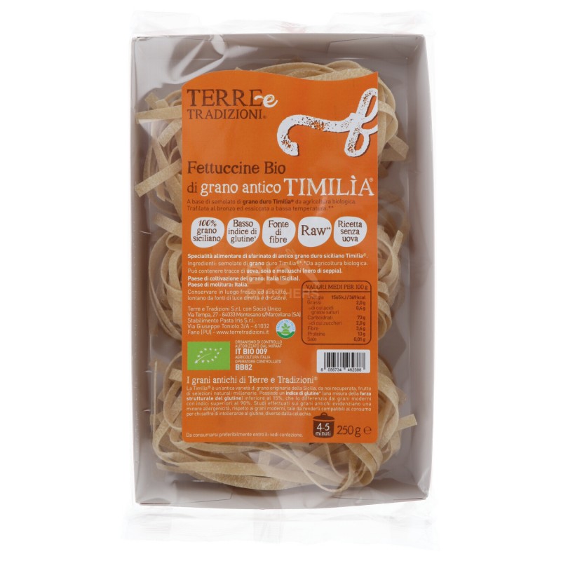 Fettuccine a nido di grano antico timilìa bio