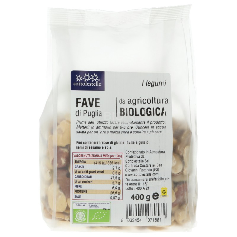 FAVE DI PUGLIA 400G SOTTOLESTELLE