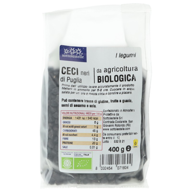 CECI NERI PUGLIA 400G SOTTOLESTELLE
