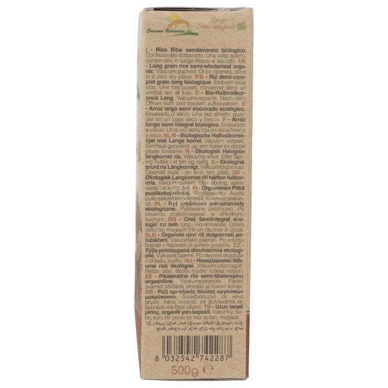 RISO SEMI-INTEGRALE 500G CASCINA