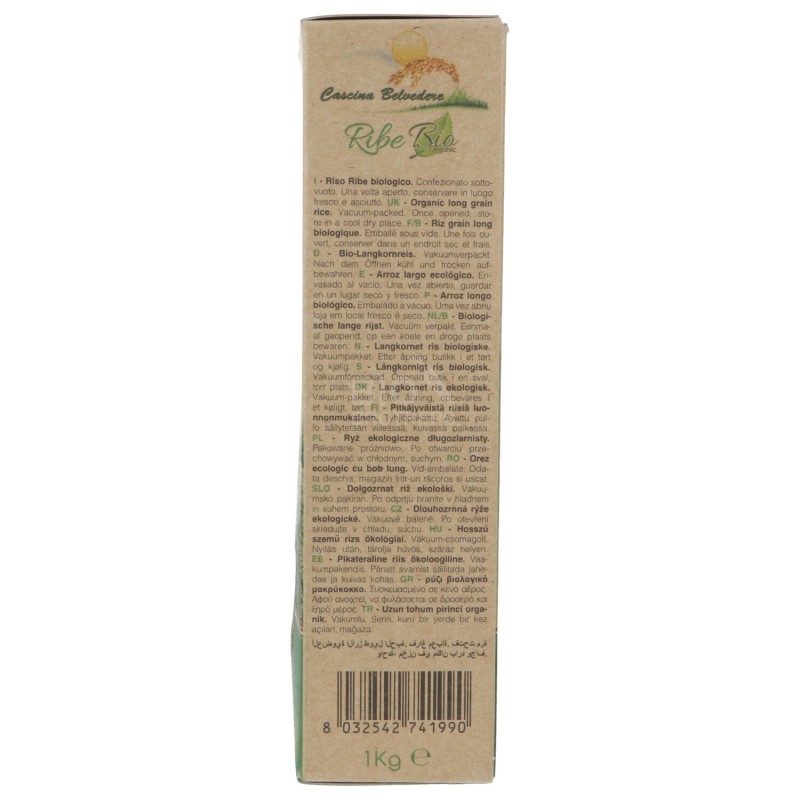 RISO RIBE BIANCO 1KG CASCINA BELVEDERE