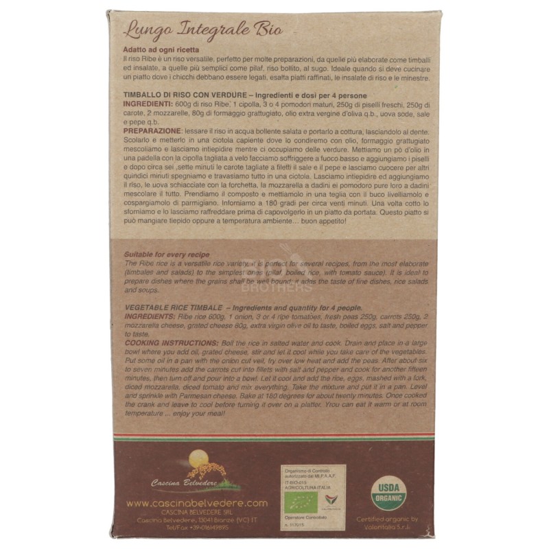 RISO RIBE INT. 1KG CASCINA B.