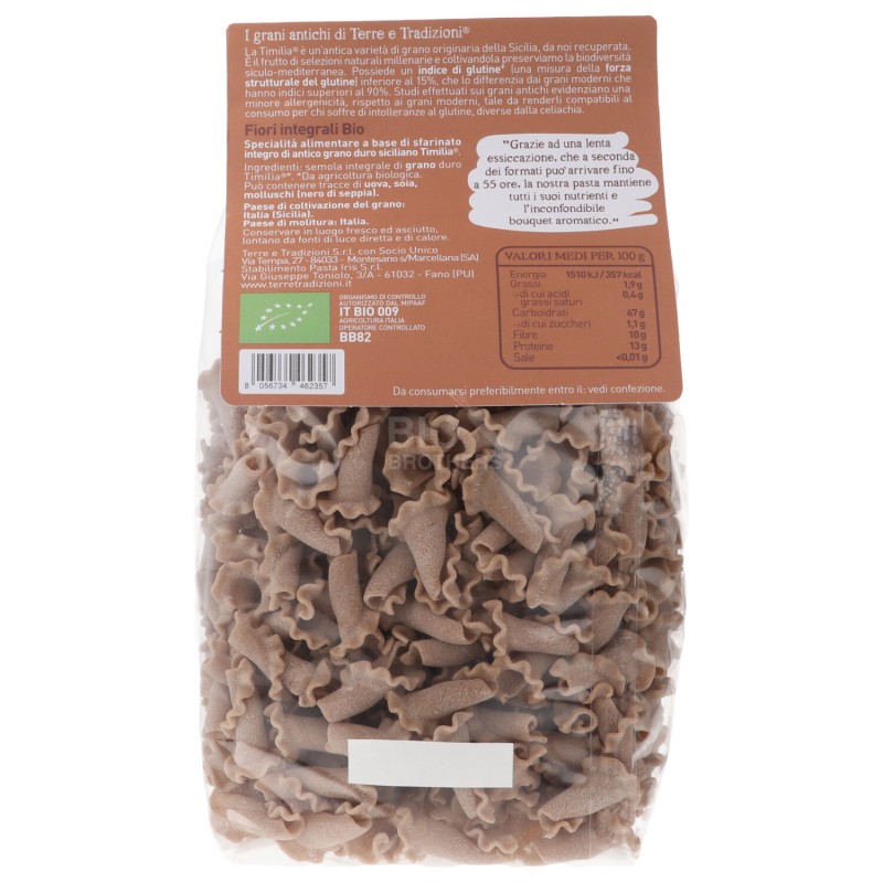 Fiori integrali bio di grano Timilìa