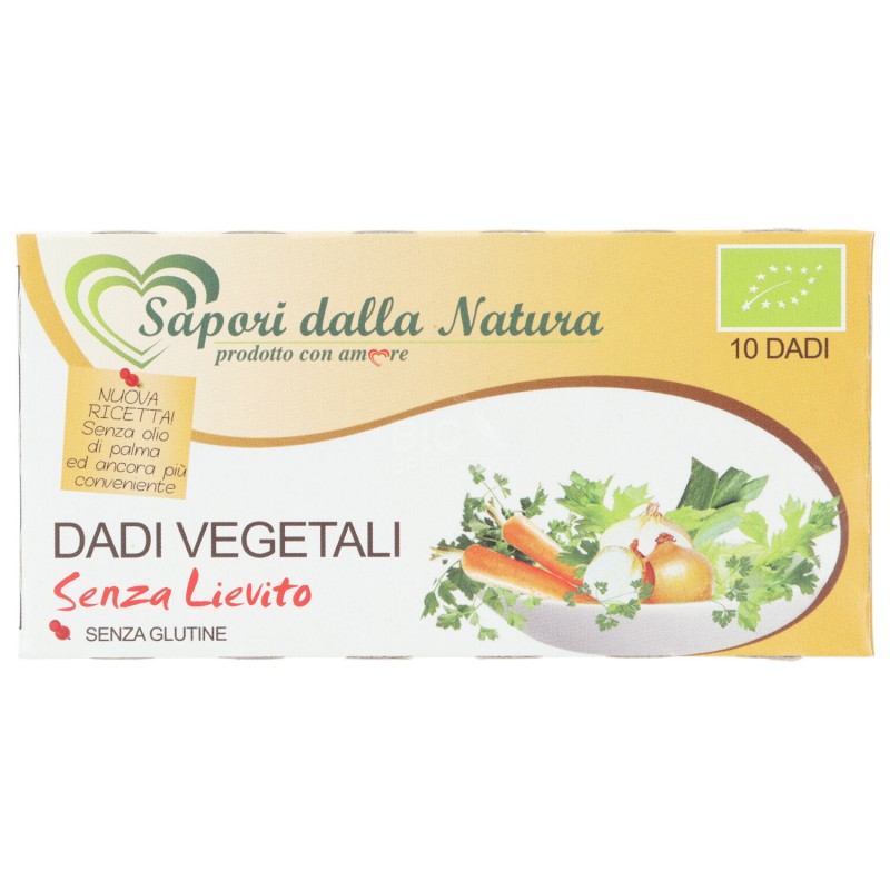 Dado vegetale senza lievito