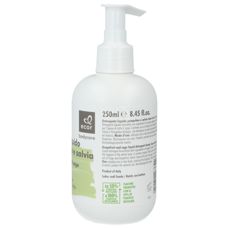 Sapone liquido pompelmo e salvia