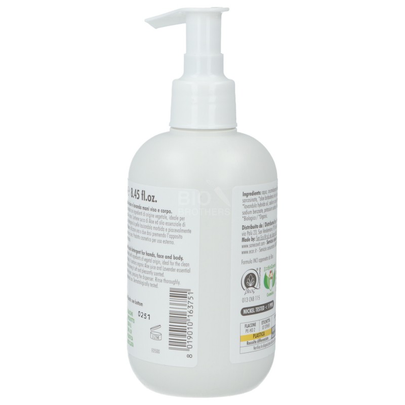 Sapone liquido aloe e lavanda