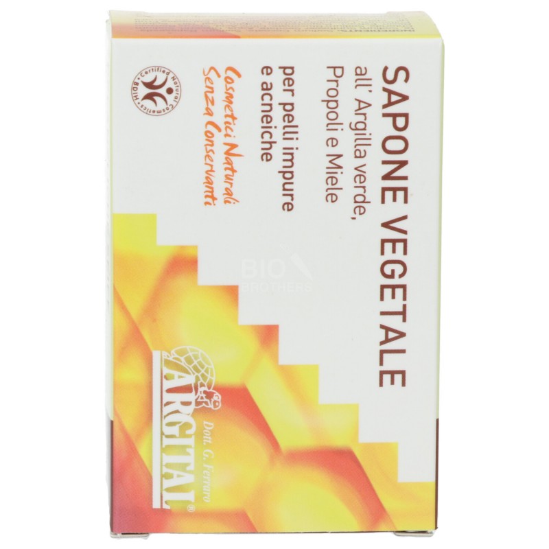 Sapone vegetale argilla miele e propoli