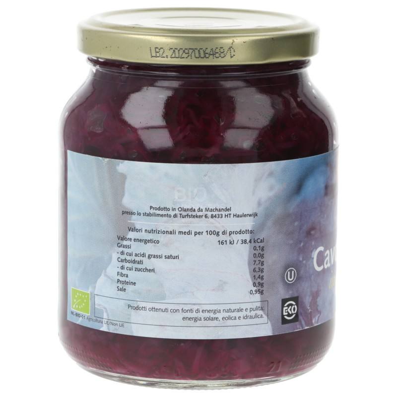 Cavolo rosso demeter in agrodolce