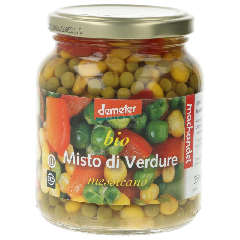 Misto di verdure bio al naturale tipo messicano