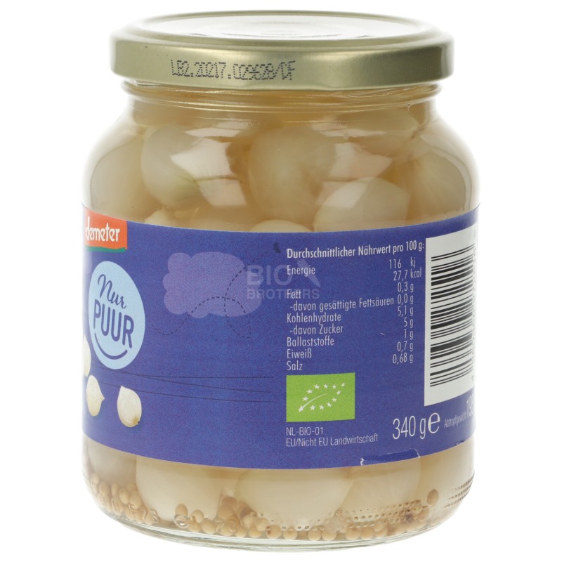 Cipolline in agrodolce al naturale bio