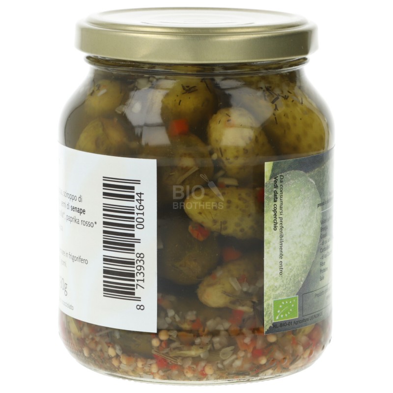 Cetriolini bio in agrodolce