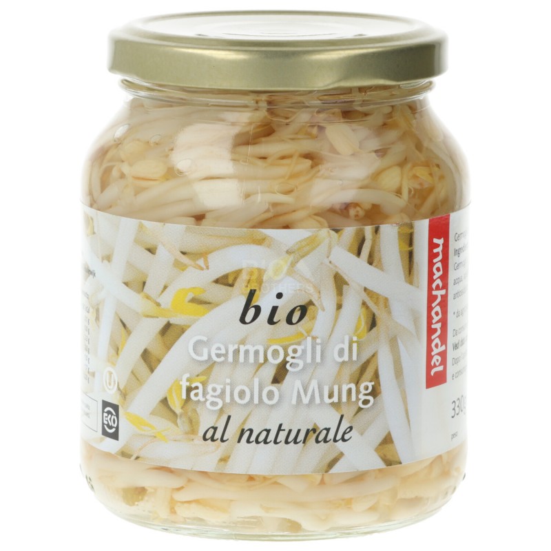 Germogli di fagiolo mung bio al naturale
