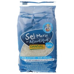 Sale marino non raffinato dell'Atlantico grosso