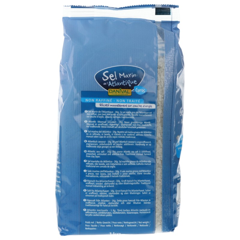 Sale marino non raffinato dell'Atlantico grosso
