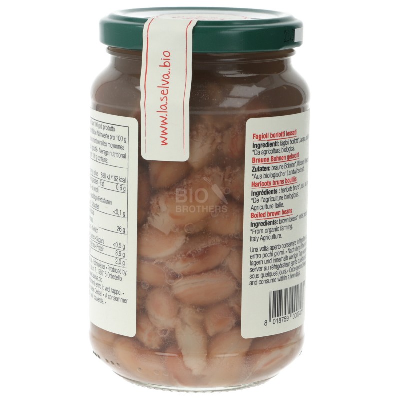 FAGIOLI BORLOTTI VASO 340G LASELVA