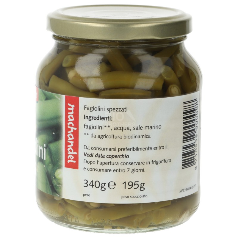 FAGIOLINI SPEZZ.NAT.340GR MACHANDEL