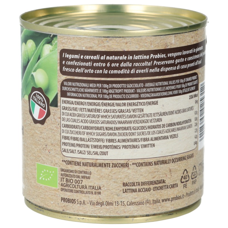 PISELLI NAT.FRESCHI 340GR NUTR.