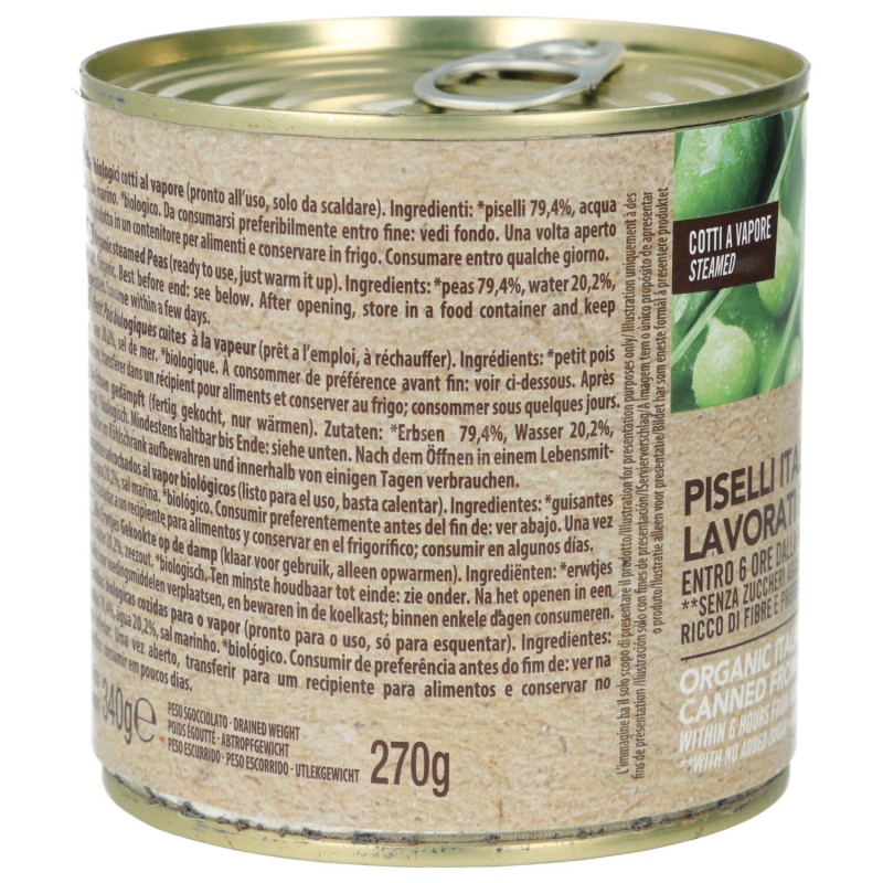 PISELLI NAT.FRESCHI 340GR NUTR.