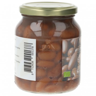 Fagioli borlotti bio lessati al naturale Fagioli borlotti bio lessati al naturale