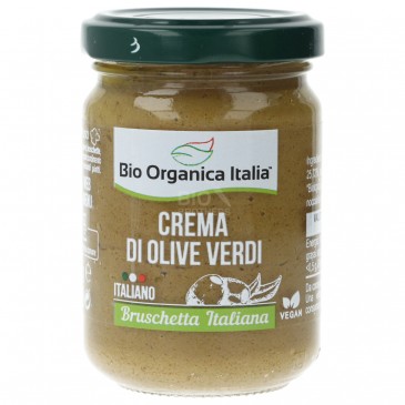 CREMA DI OLIVE VERDI 140G BIORGANICA 