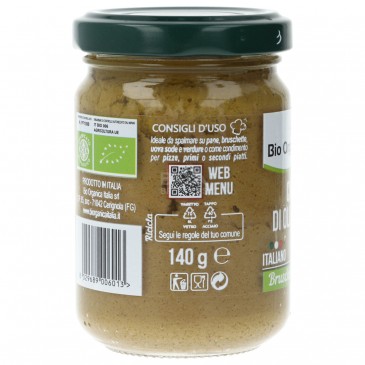 CREMA DI OLIVE VERDI 140G BIORGANICA 