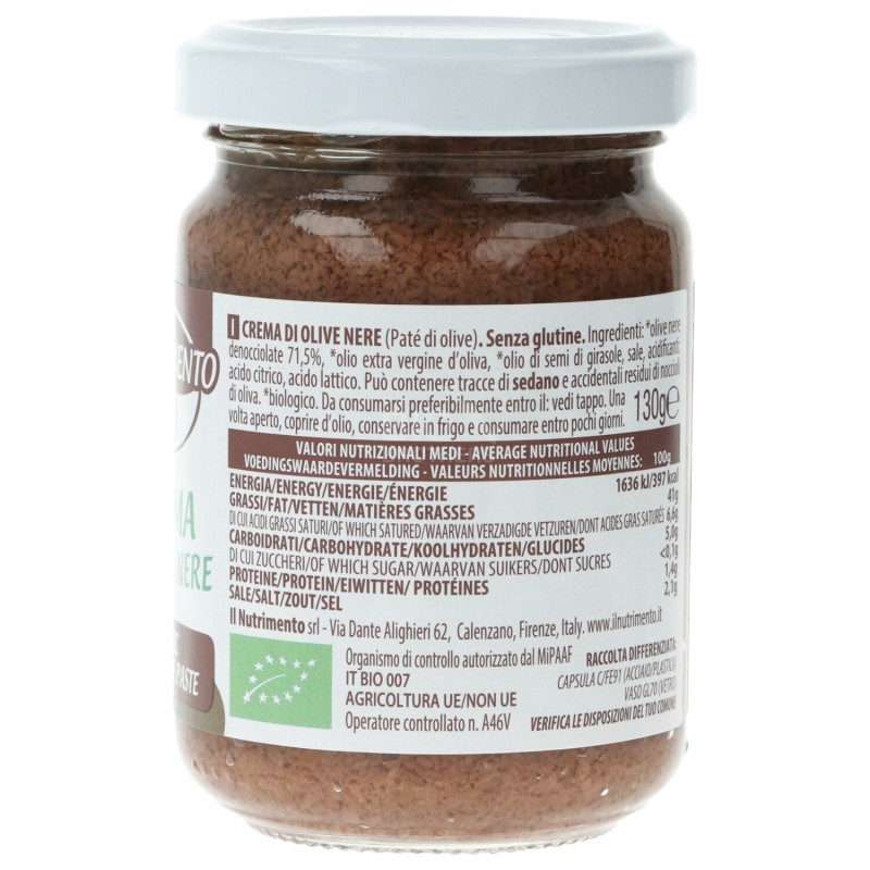 CREMA OLIVE NERE 130G NUTRIM