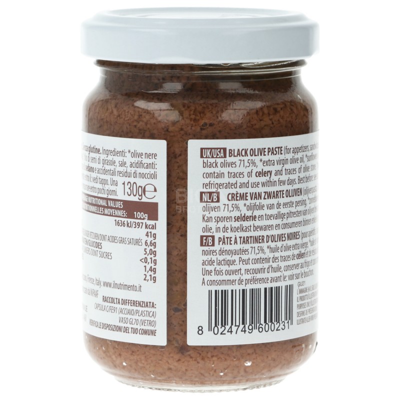 CREMA OLIVE NERE 130G NUTRIM