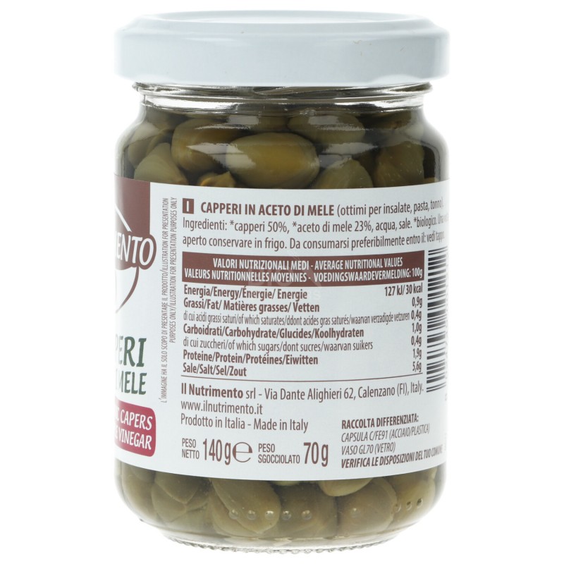 CAPPERI ACETO 140GR NUTR.