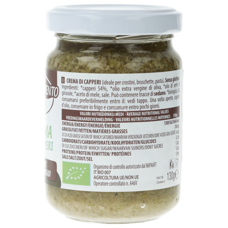 CREMA CAPPERI 130G NUTRIMENTO