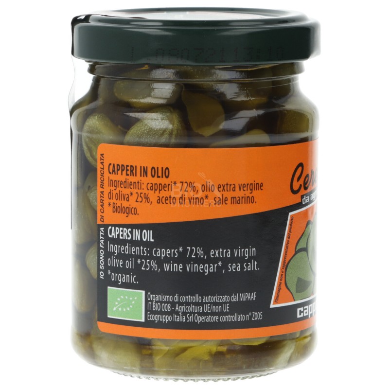 CAPPERI OLIO 120GR CEREAL TERRA