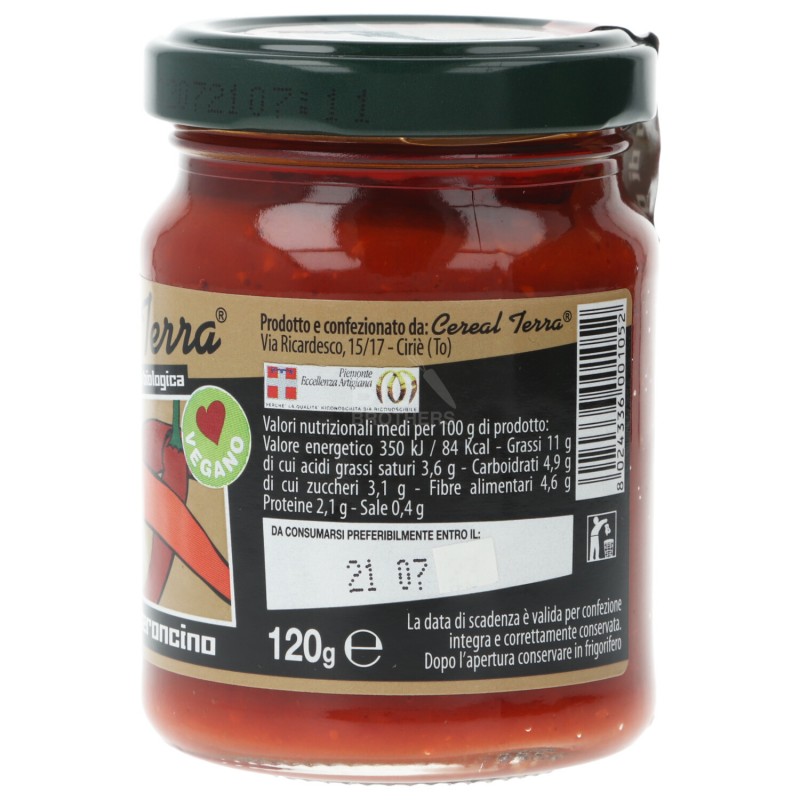 PASTA PEPER. 120G CEREAL TERRA