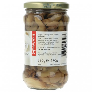 FUNGHI CHAMPIGNONS 280G MACHANDEL FUNGHI CHAMPIGNONS 280G MACHANDEL