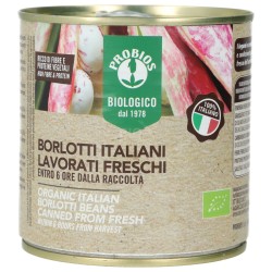 Fagioli borlotti cotti bio in scatola