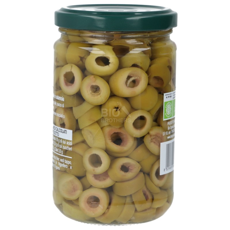 OLIVE VERDI RONDELLE SAL. 280G ORG